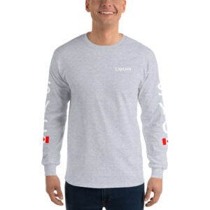 SYC Captain's Long Sleeve Shirt - Sport Grey, L