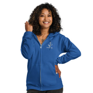 Harbour Hues Zip Hoodie - Royal, L