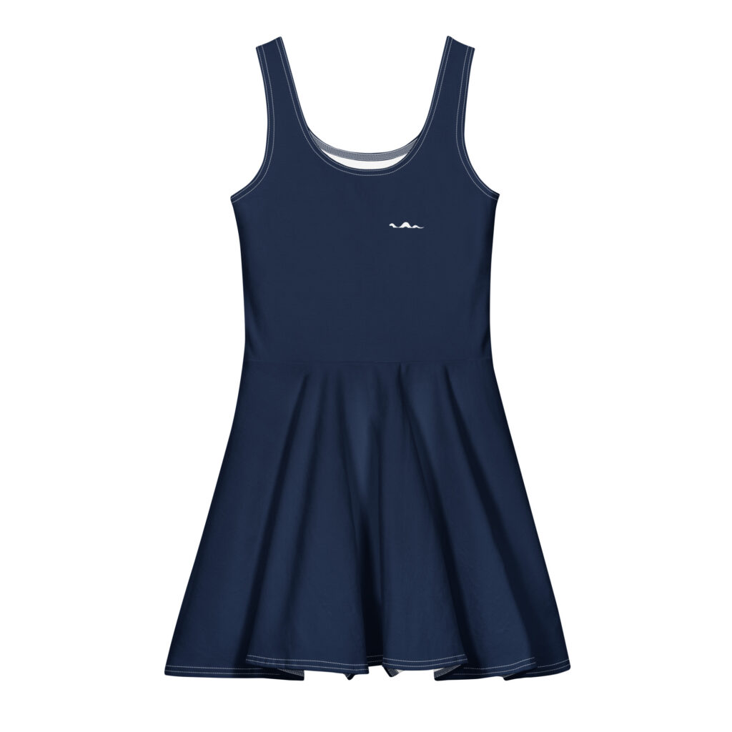 Okanagan Lake Life Summer Dress - Navy