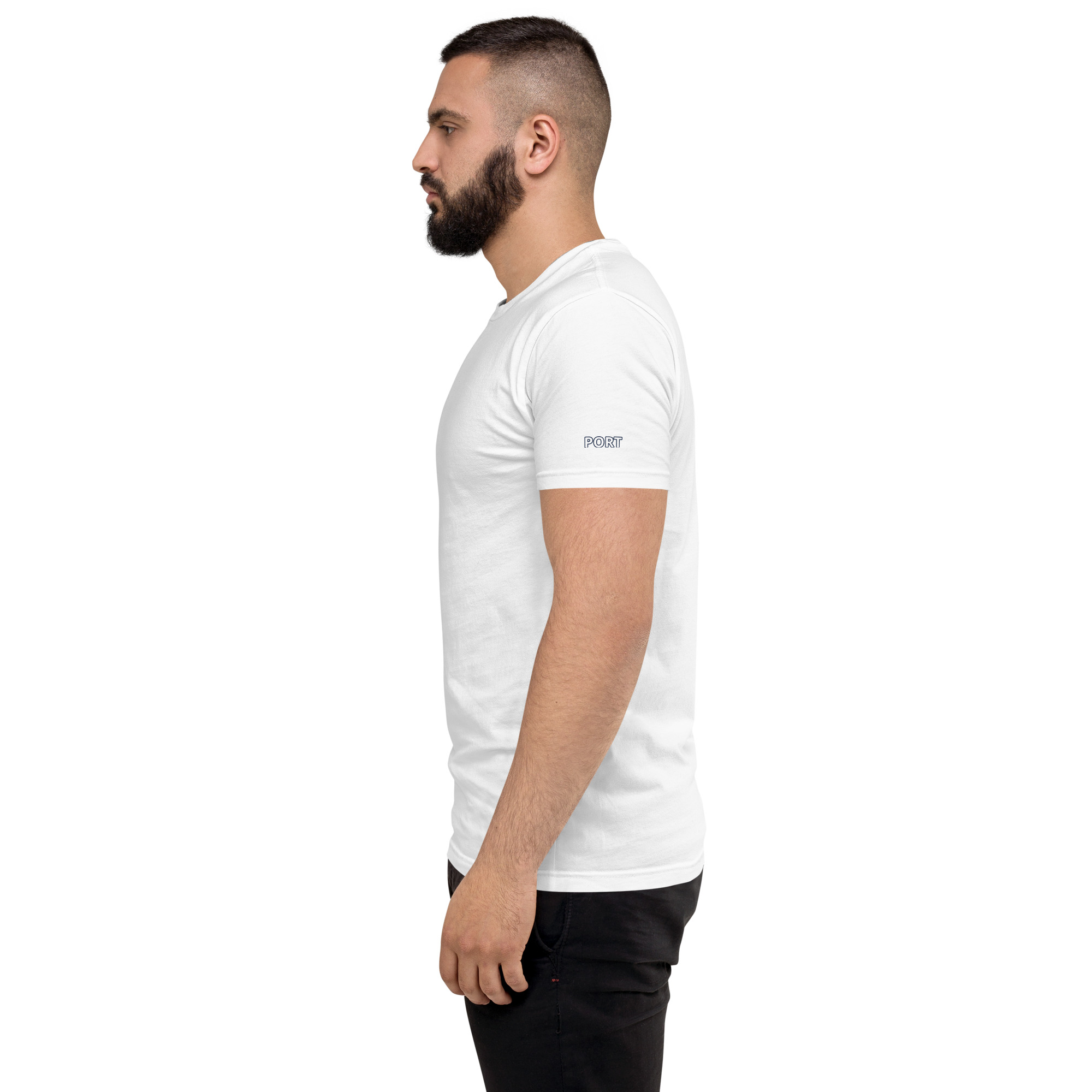 Men's Fitted PortStar Tee - Image 17